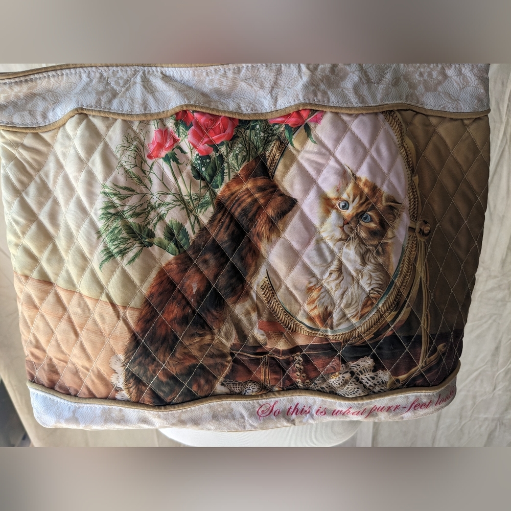 Kayomi Harai Cats with Purr-sonality Quilted Bag